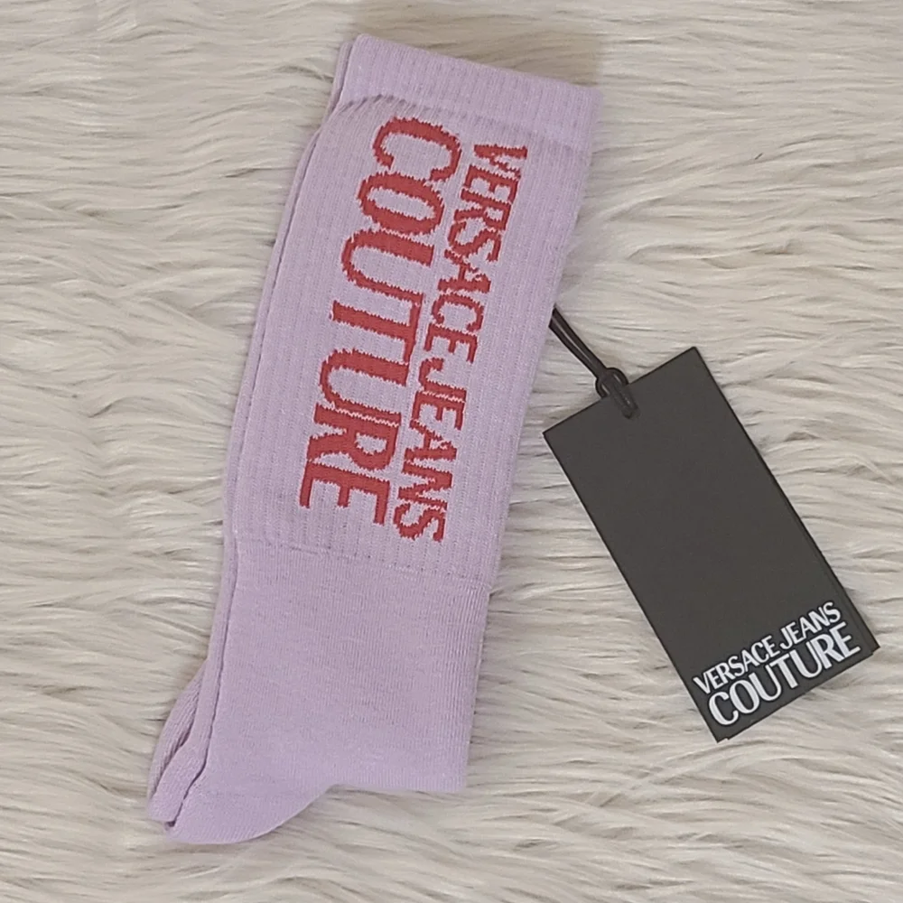 Versace Jeans Couture LiLac Socks NWT - Picture 2 of 5